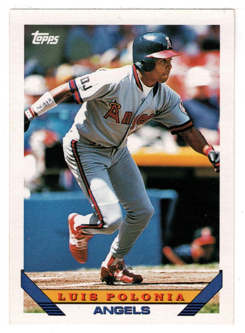 Luis Polonia - California Angels (Baseball Card) 1993 Topps # 760